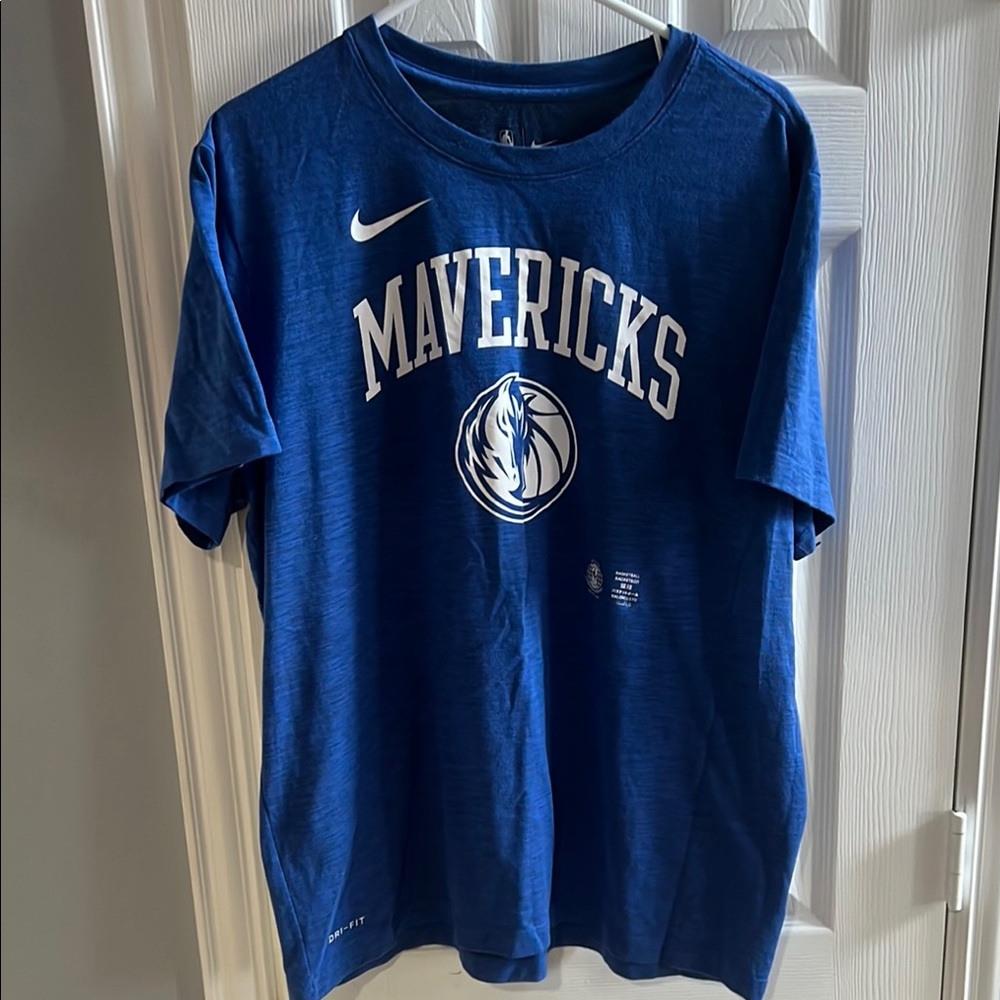 Nike Blue Dallas Mavericks Dri-FIT Tee
